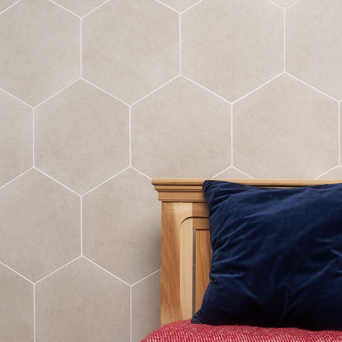 Pergola Taupe 12.5" Hexagon Matte Porcelain Tile - Lux Tile