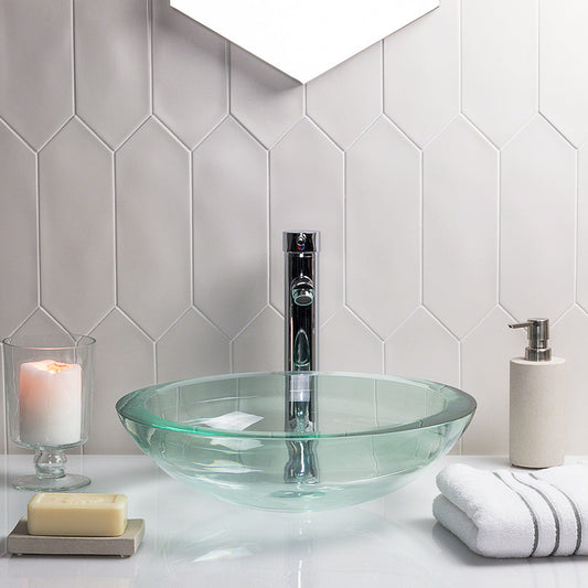 Lux Tile Aliante White 4x12 Picket Matte Porcelain Tile