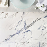 Calacatta Azur 12x24 Polished Porcelain Tile - Lux Tile