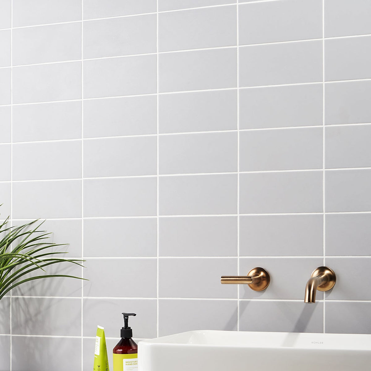 Stacy Garcia Maddox Cool Gray 4x8 Matte Ceramic Subway Tile