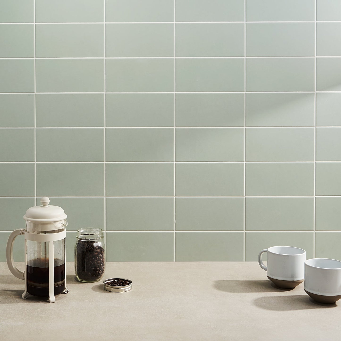Stacy Garcia Maddox Mineral Green 4x8 Matte Ceramic Wall Tile