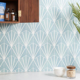 HexArt Deco Turquoise 8" Hexagon Matte Porcelain Tile - Lux Tile