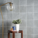Art Geo Gray 8x8 Matte Porcelain Tile by Elizabeth Sutton