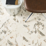 Dreamstone Calacatta Rustico Chevron Polished Porcelain Mosaic Tile