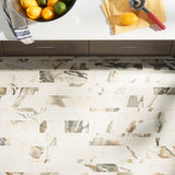 Dreamstone Calacatta Rustico Polished Porcelain Mosaic Tile