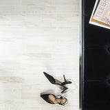 DreamStone Dolomite Snow Railroad Matte Porcelain Mosaic Tile