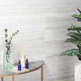 DreamStone Luminus White 12x24 Polished Porcelain Tile