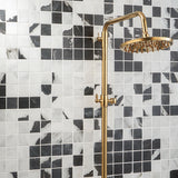 DreamStone Panda White 2x2 Matte Porcelain Mosaic Tile