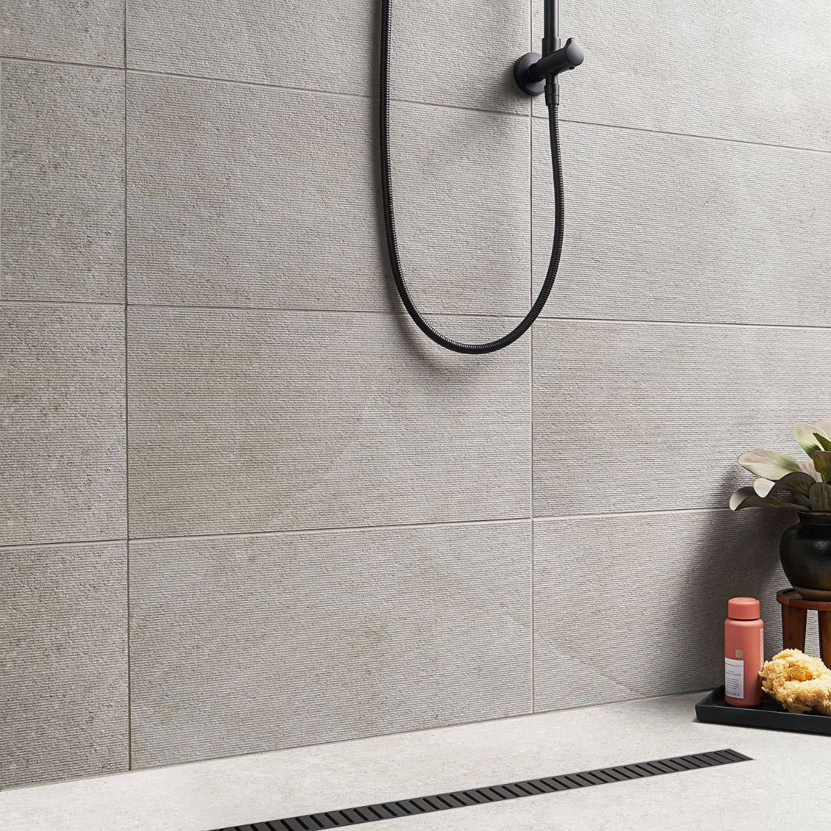 Tilebar New Rock Fumo Light Gray 12x24 Chiseled Matte Porcelain Tile