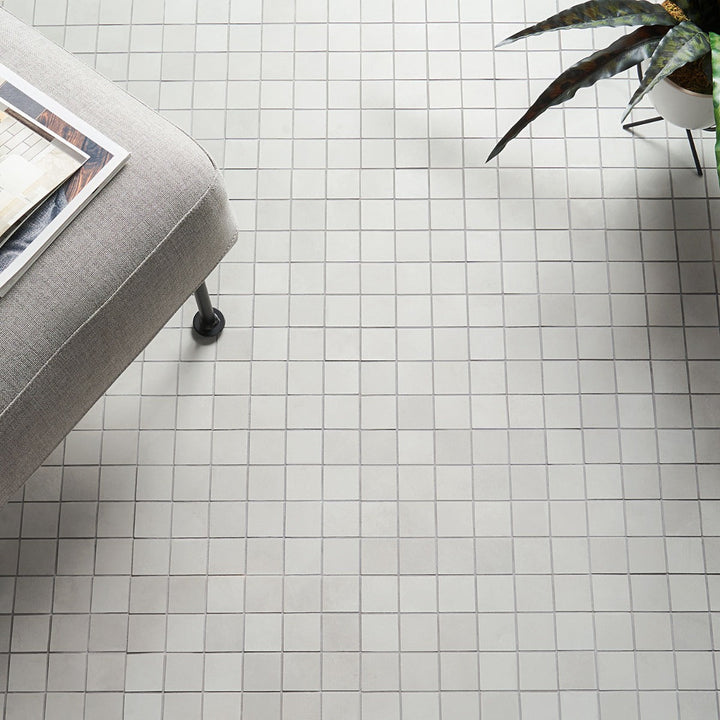 Clay Delight Gray 2x2 Matte Porcelain Mosaic - Lux Tile