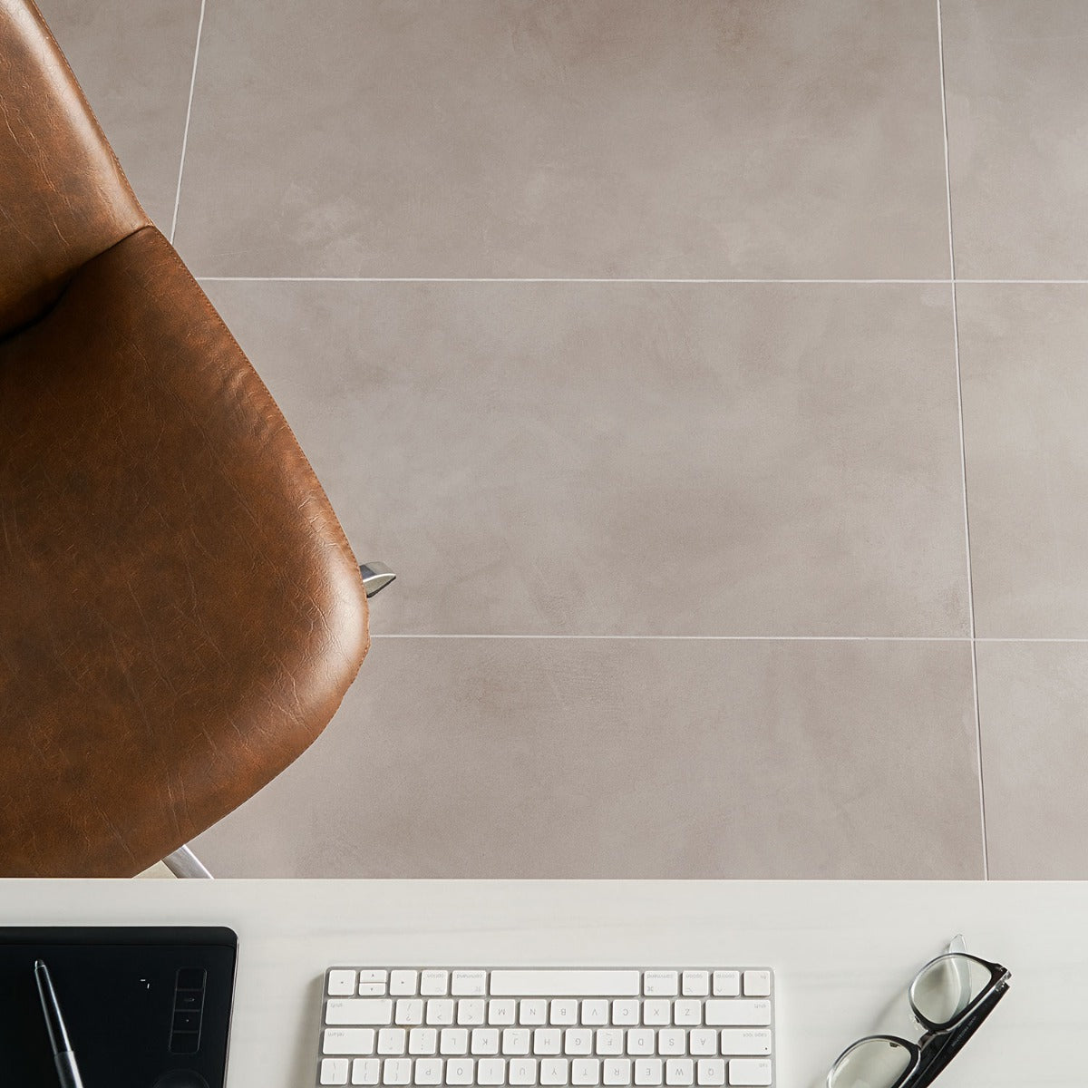 Clay Trust Gray 16x32 Matte Porcelain Tile - Lux Tile