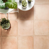 Burgos Terracotta Matte Porcelain Tile 14x14 - Lux Tile