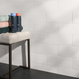 Zeal White 5x12 Matte Porcelain Subway Tile - Lux Tile