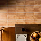 Saltillo Peach Terracotta 2.5x10 Matte Porcelain Tile - Lux Tile