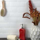 London White Matte Ceramic Subway Tile 3x9 for Walls