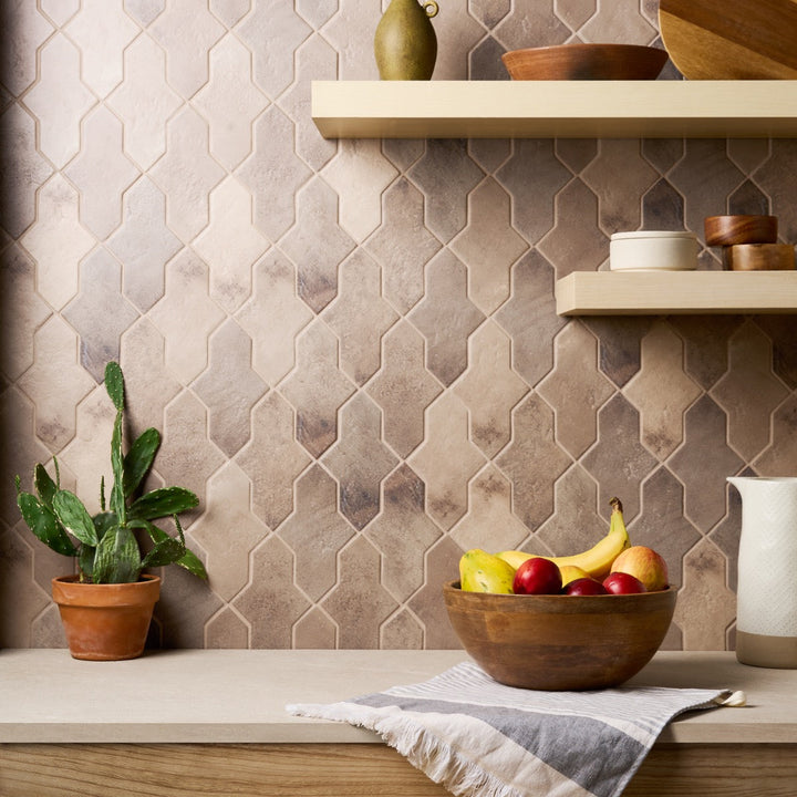 Parma Cruz Taupe Brown 5x8 Terracotta Look Matte Porcelain Tile