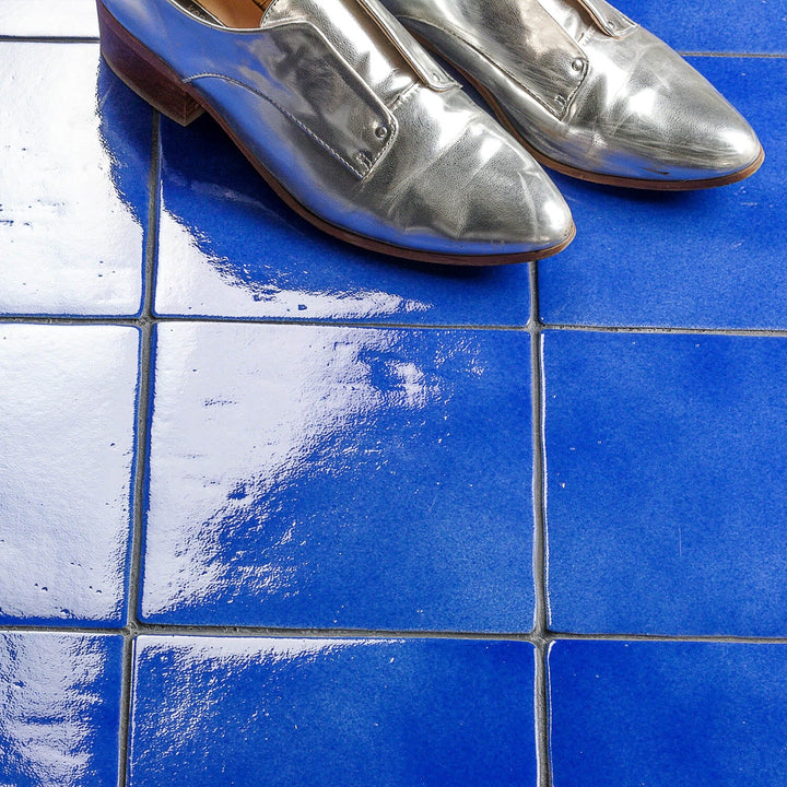 Cavallo Poseidon Blue 7x7 Glossy Porcelain Tile - Lux Tile