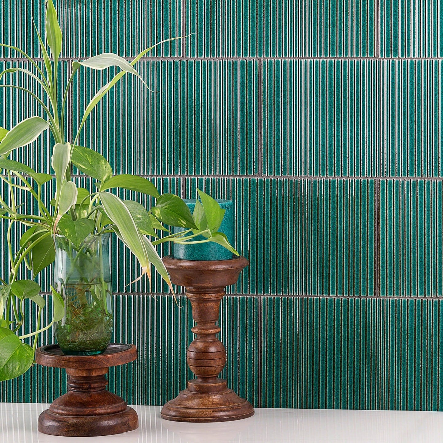 Arden Cozumel Teal Green 6x10 Glossy Porcelain Tile