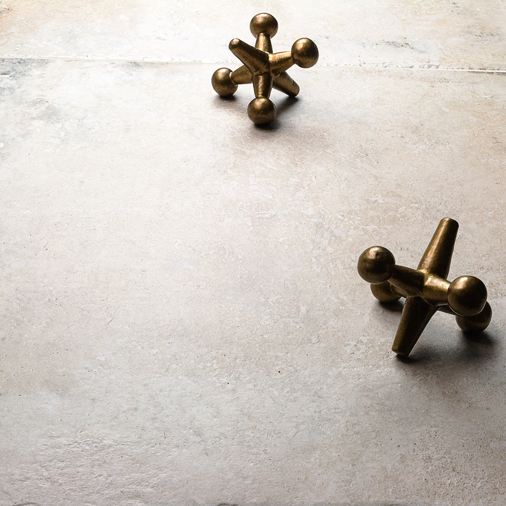 Seville Pergamo Beige 24x24 Matte Porcelain Tile - Travertine Look