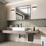 Bella Louvre Green Matte Porcelain Tile - 9x9 Inches