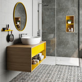 Bella Royale Gray 9x9 Matte Porcelain Tile - Encaustic Look