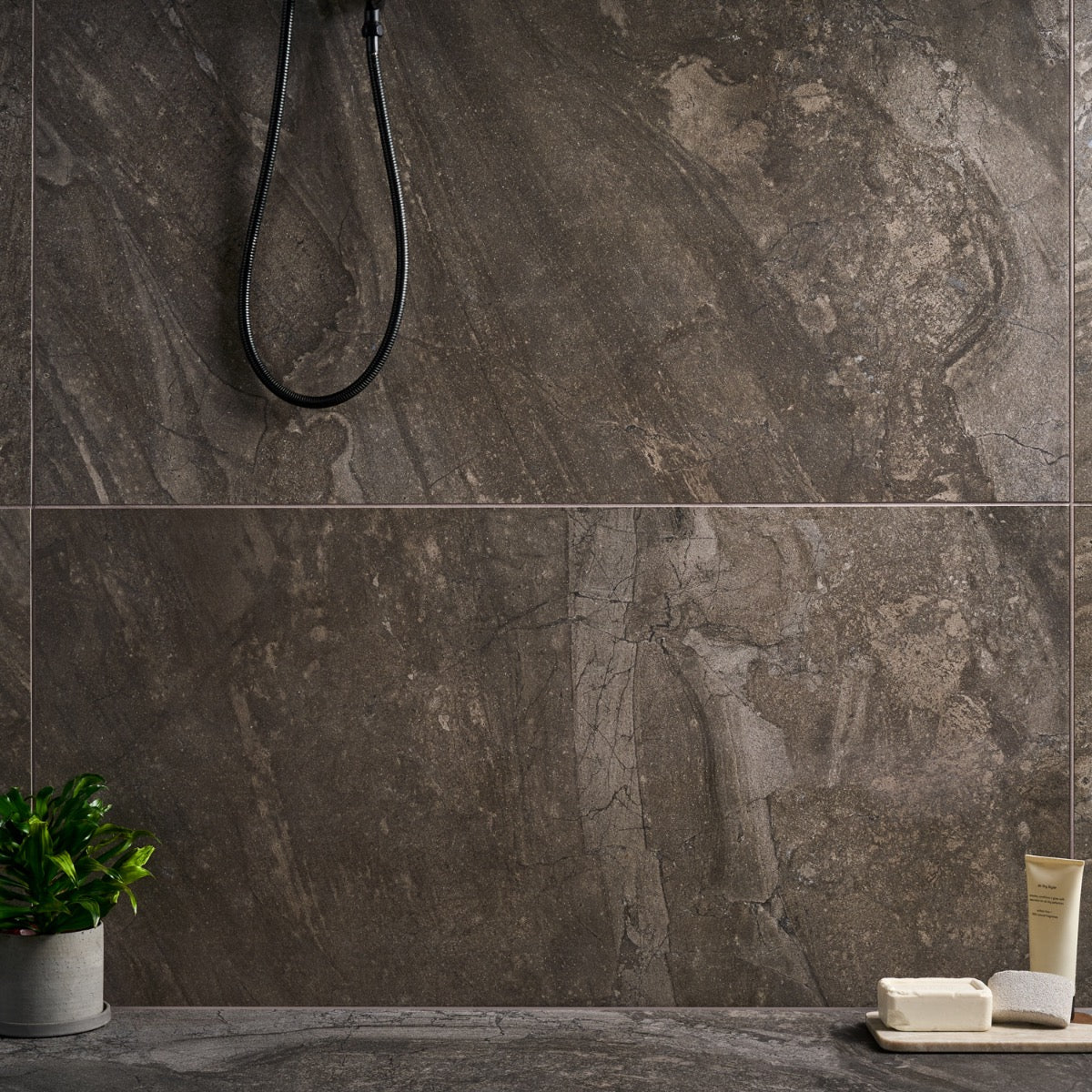 Santo Earth Brown 24x48 Matte Porcelain Tile - Lux Tile