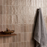 Portmore Taupe 3x8 Glazed Ceramic Tile - Lux Tile