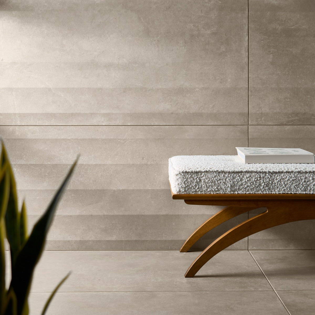 Tilebar Lucreto Waves Gray 24x48 Matte Porcelain Tile