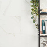 Versilia Calacatta Oro Polished Porcelain Tile 12x24 - Lux Tile