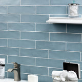 Bayou Sky Blue 3x12 Matte Ceramic Subway Tile