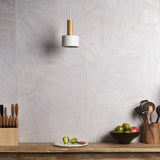 Monet Cotton Garden White 24x48 Matte Porcelain Wall Tile - Lux Tile