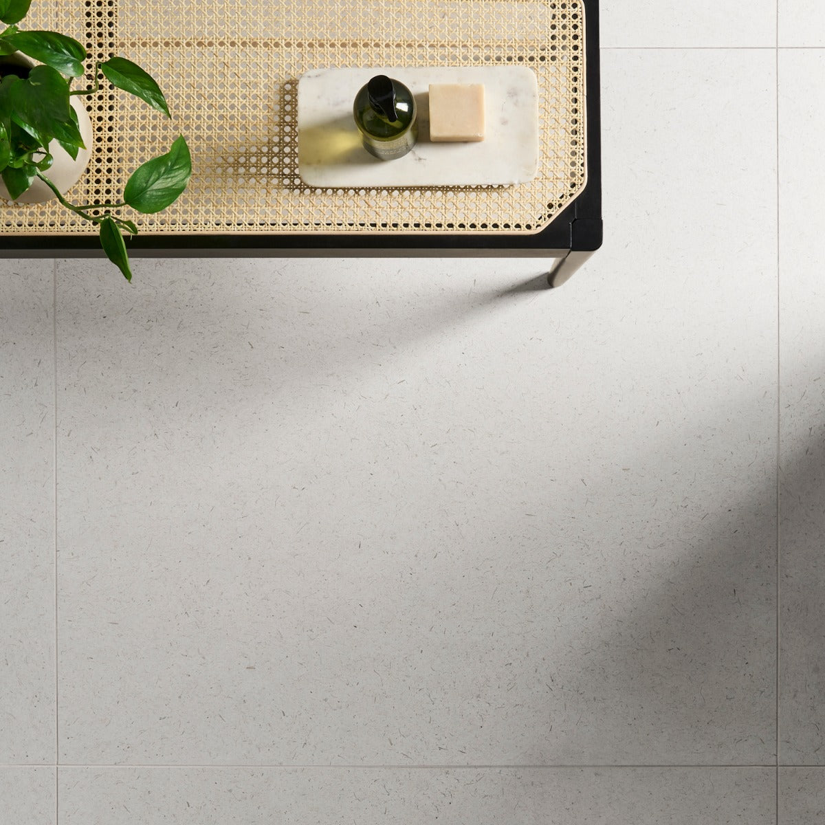 Hikari Chalk White 48x48 Matte Porcelain Tile - Lux Tile