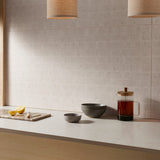 Hikari Bamboo Paper Cream 24x48 Textured Matte Porcelain Tile - Lux Tile