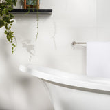 Lux Tile Reverb White 12x36 Matte Ceramic Wall Tile