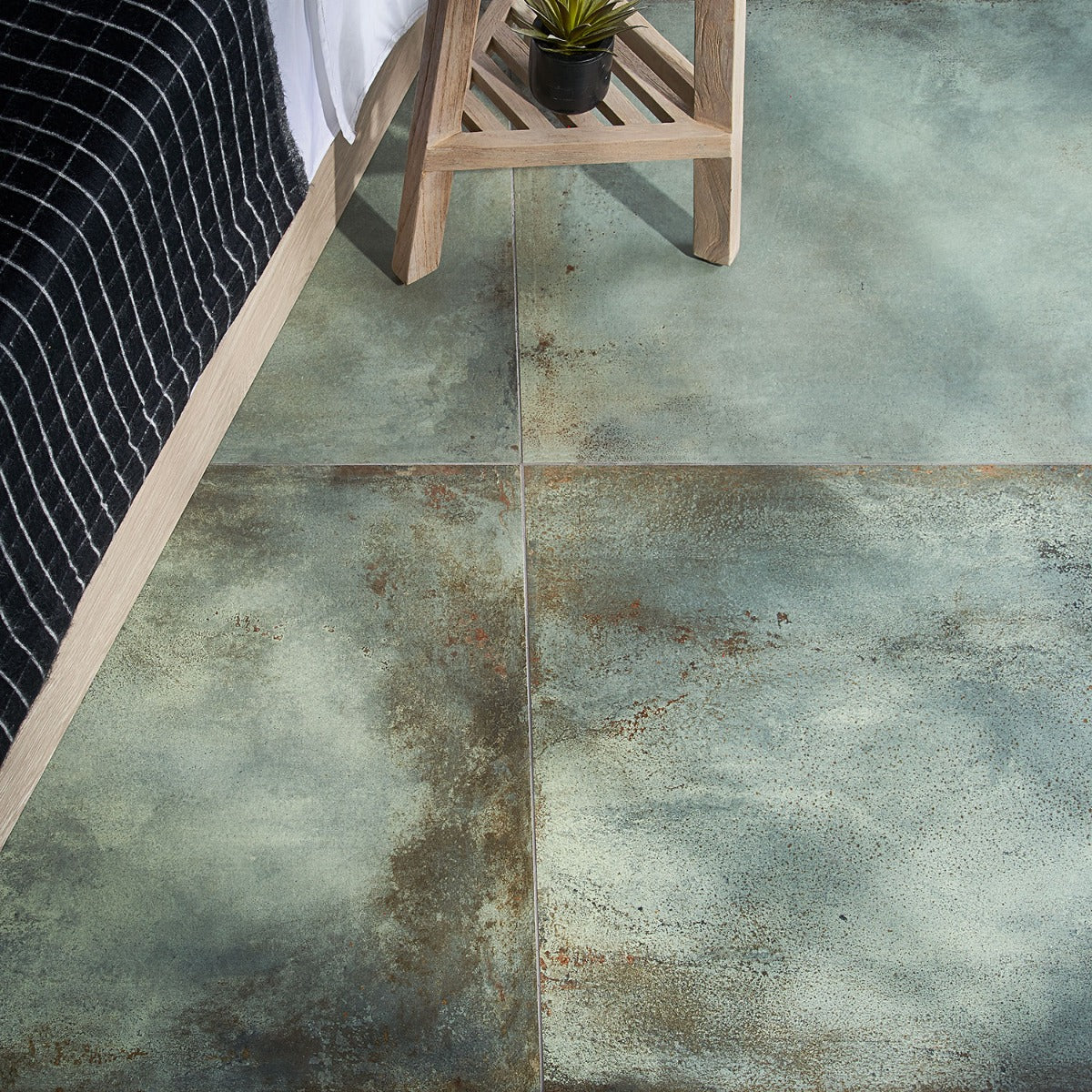 Angela Harris Flatiron Aquamarine Matte Porcelain Tile 24x48