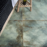 Angela Harris Flatiron Aquamarine Matte Porcelain Tile 24x48