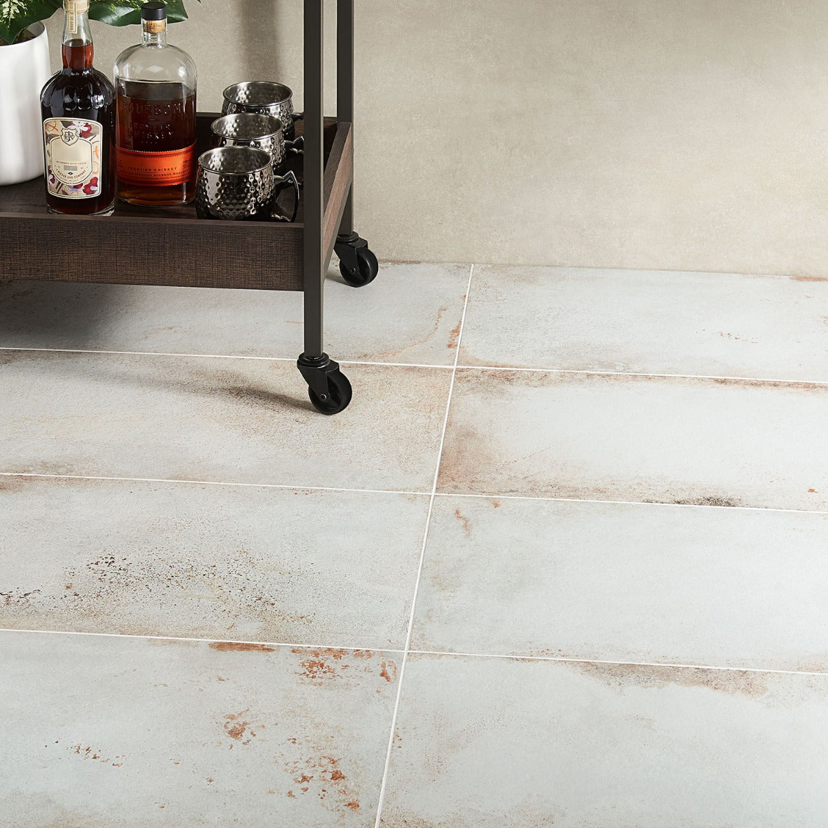 Angela Harris Flatiron White 12x24 Matte Porcelain Tile