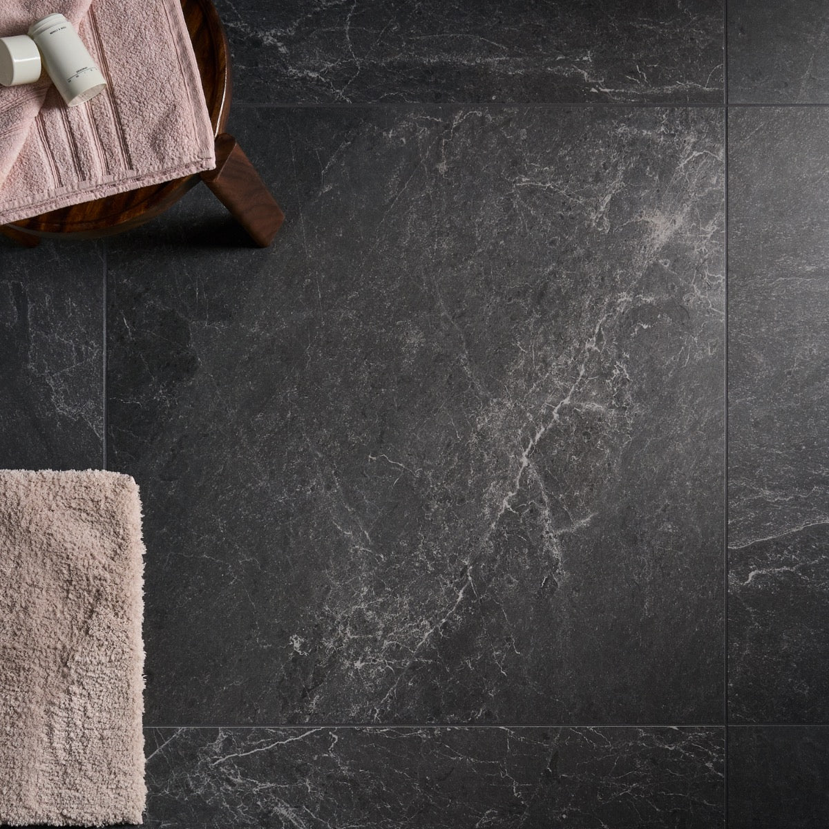 ZenTech Graphite Gray 36x36 Matte Porcelain Tile - Lux Tile