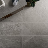 ZenTech Silver Gray 12x24 Matte Porcelain Tile - Lux Tile