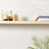 Park Hill Monumental Mist White 4x12 Polished Porcelain Subway Tile