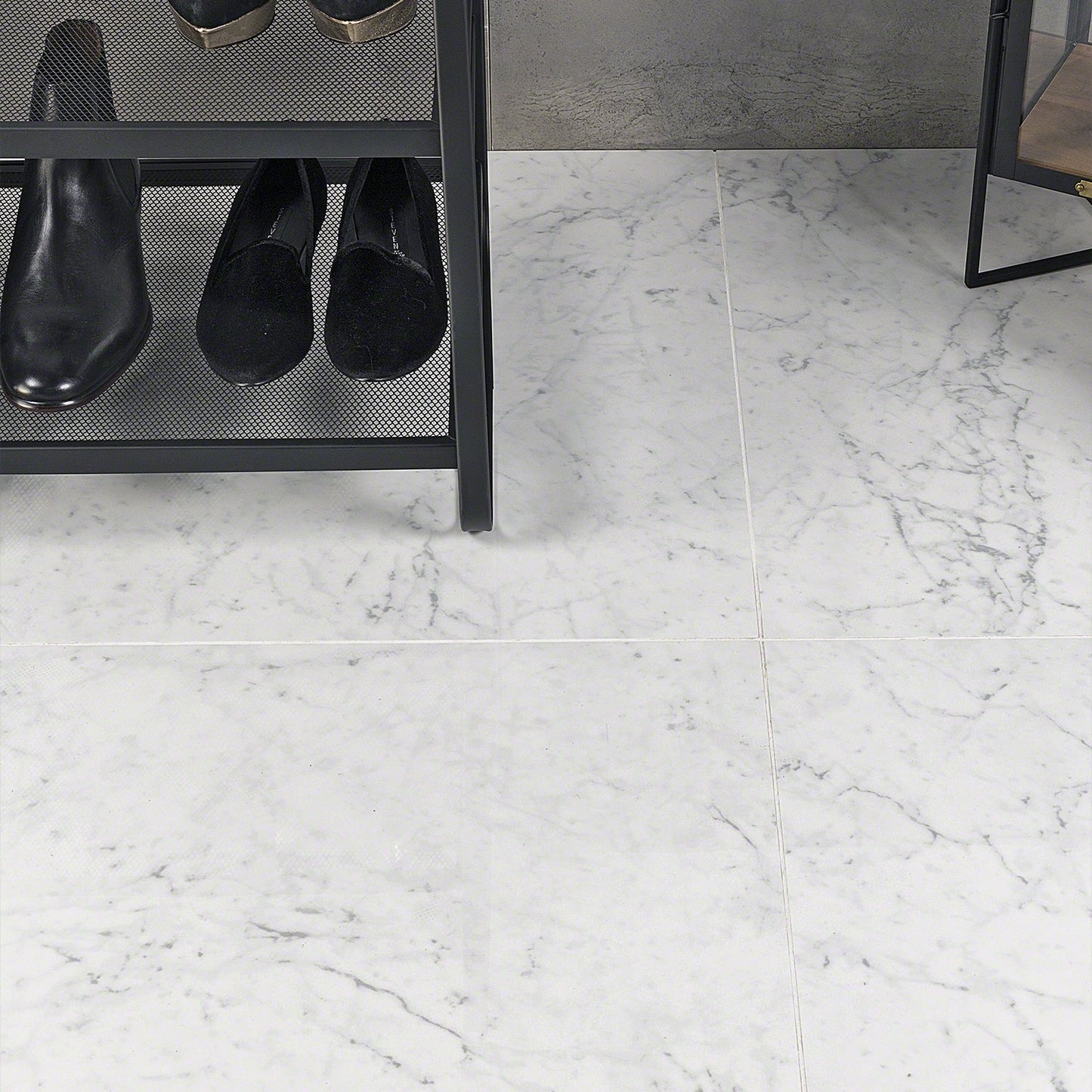 Lux Tile Marble Tech Bianco Gioia 24x24 Polished Porcelain Tile