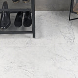 Lux Tile Marble Tech Bianco Gioia 24x24 Polished Porcelain Tile