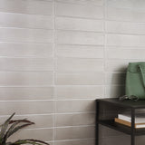 Stacy Garcia ArtBlock Fluted Grigio 4x16 Glossy Porcelain Tile