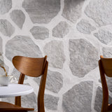 Pathstone Gris Gray Textured Matte Porcelain Flagstone Tile - Lux Tile