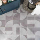 Brando Dark Gray 8x8 Matte Porcelain Tile - Lux Tile