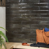 Tilebar Nero Black 3x16 Polished Porcelain Subway Tile