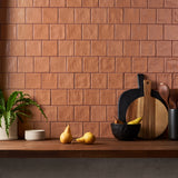 Montauk Terracotta 4x4 Mixed Finish Ceramic Tile - Tilebar