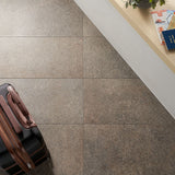 FusionTech Berlin Brown 12x24 Matte Porcelain Tile - Lux Tile