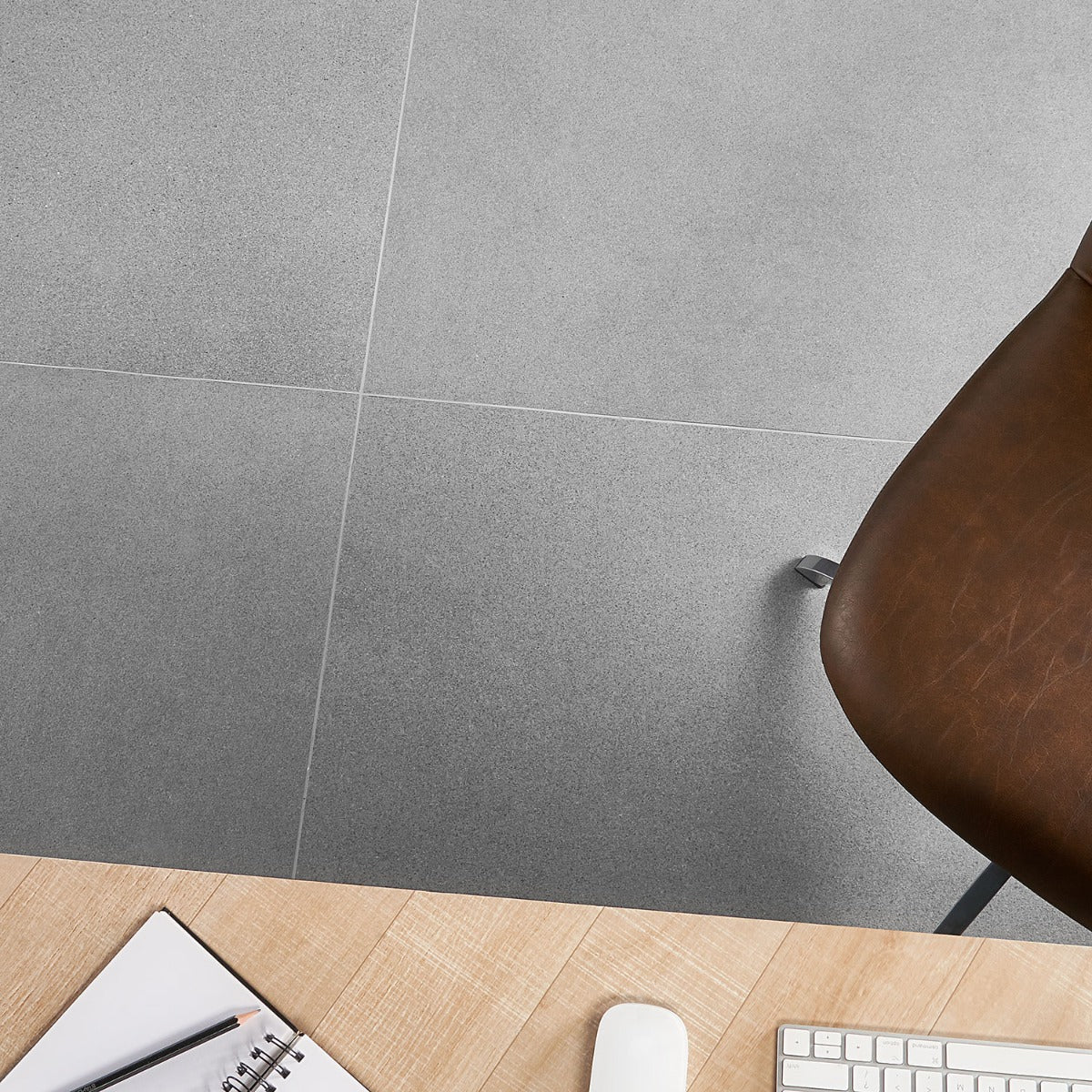 FusionTech New York Gray Matte Porcelain Tile 24x48