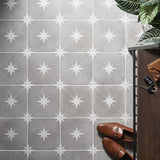 Tau Gris Gray 9x9 Matte Porcelain Tile - Lux Tile